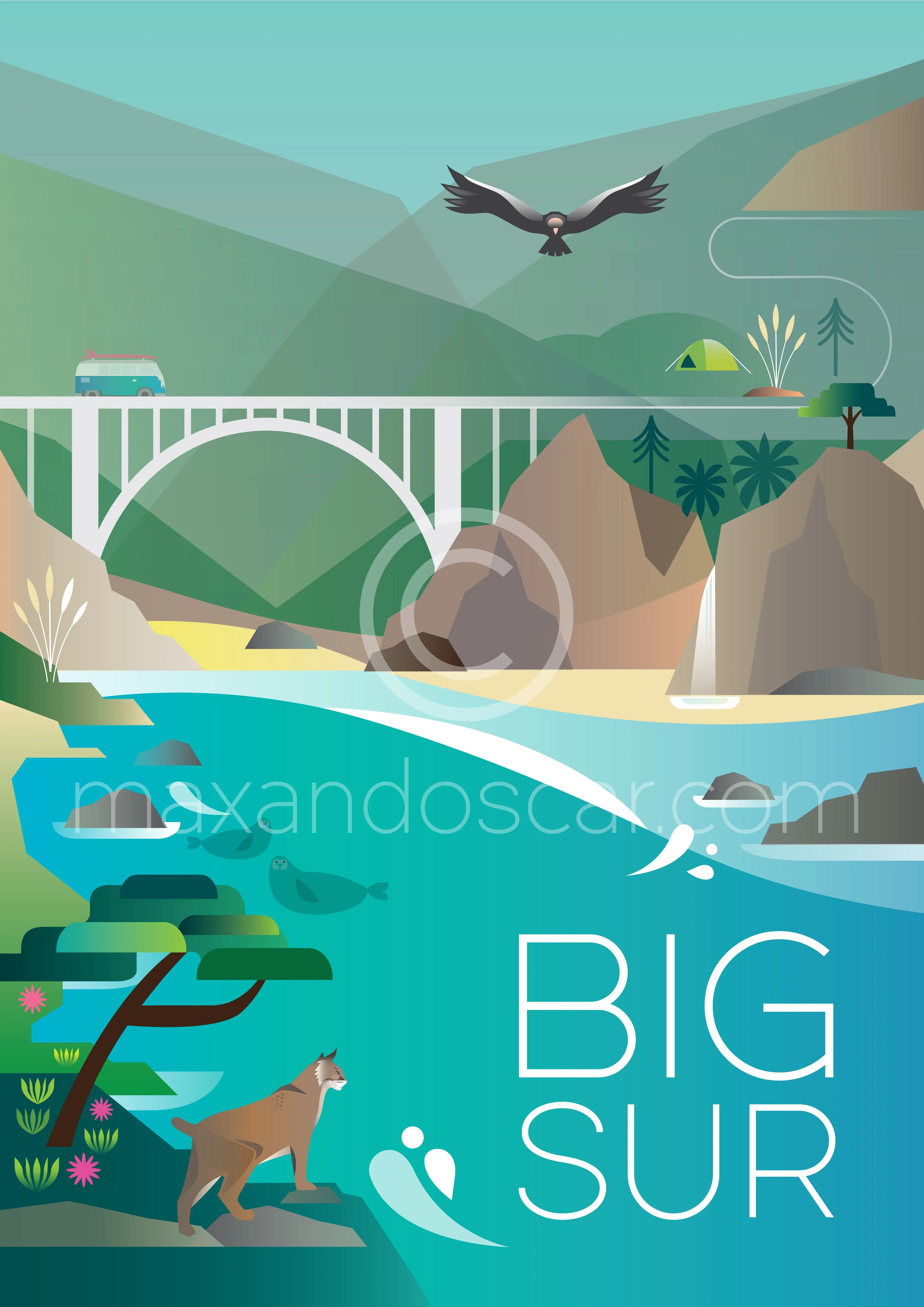 BIG SUR POSTCARD