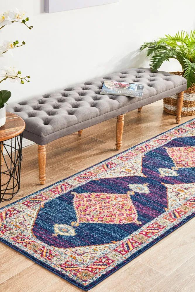 Century 966 Royal Blue Runner Rug