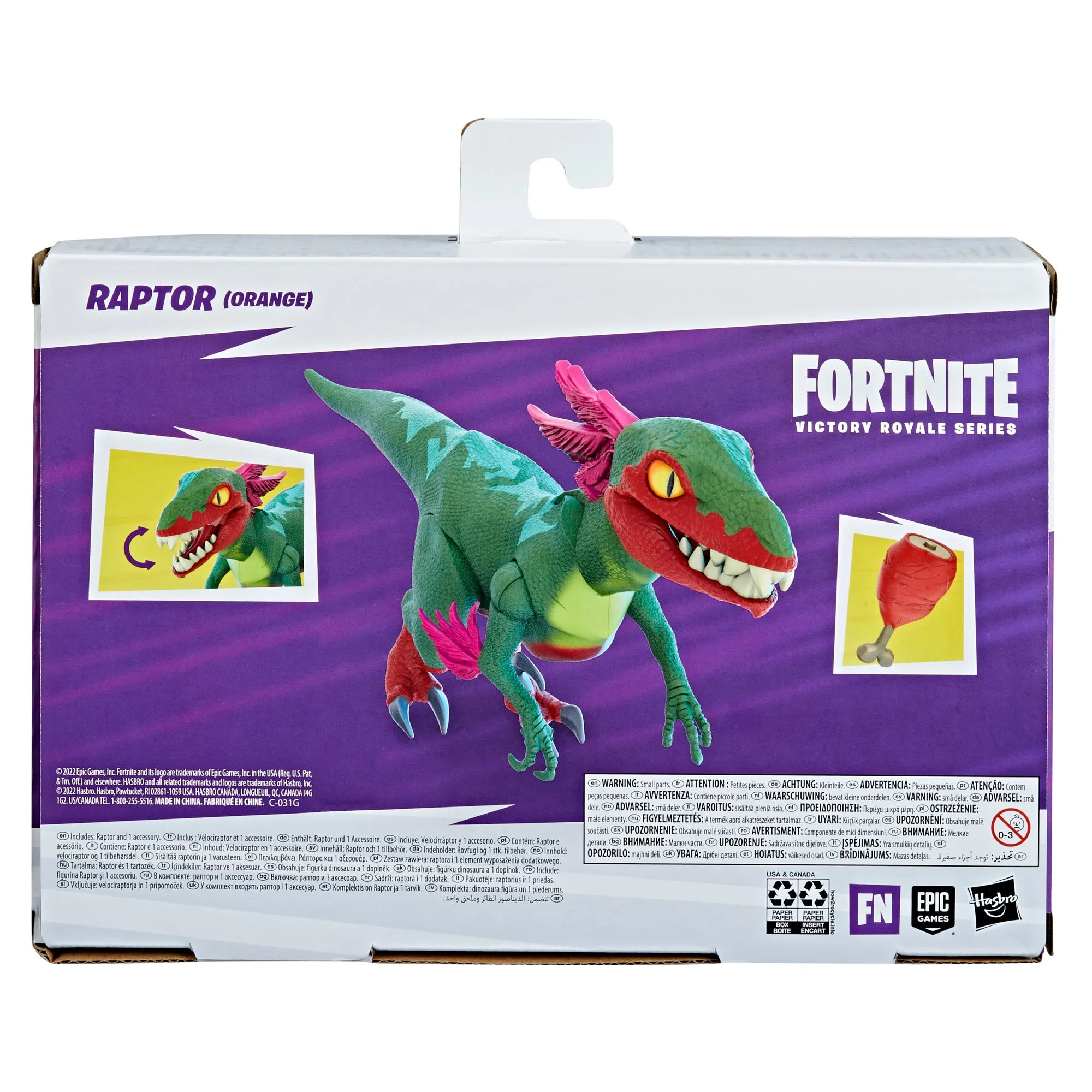 Hasbro Fortnite Victory Royale Series Raptor (Orange)
