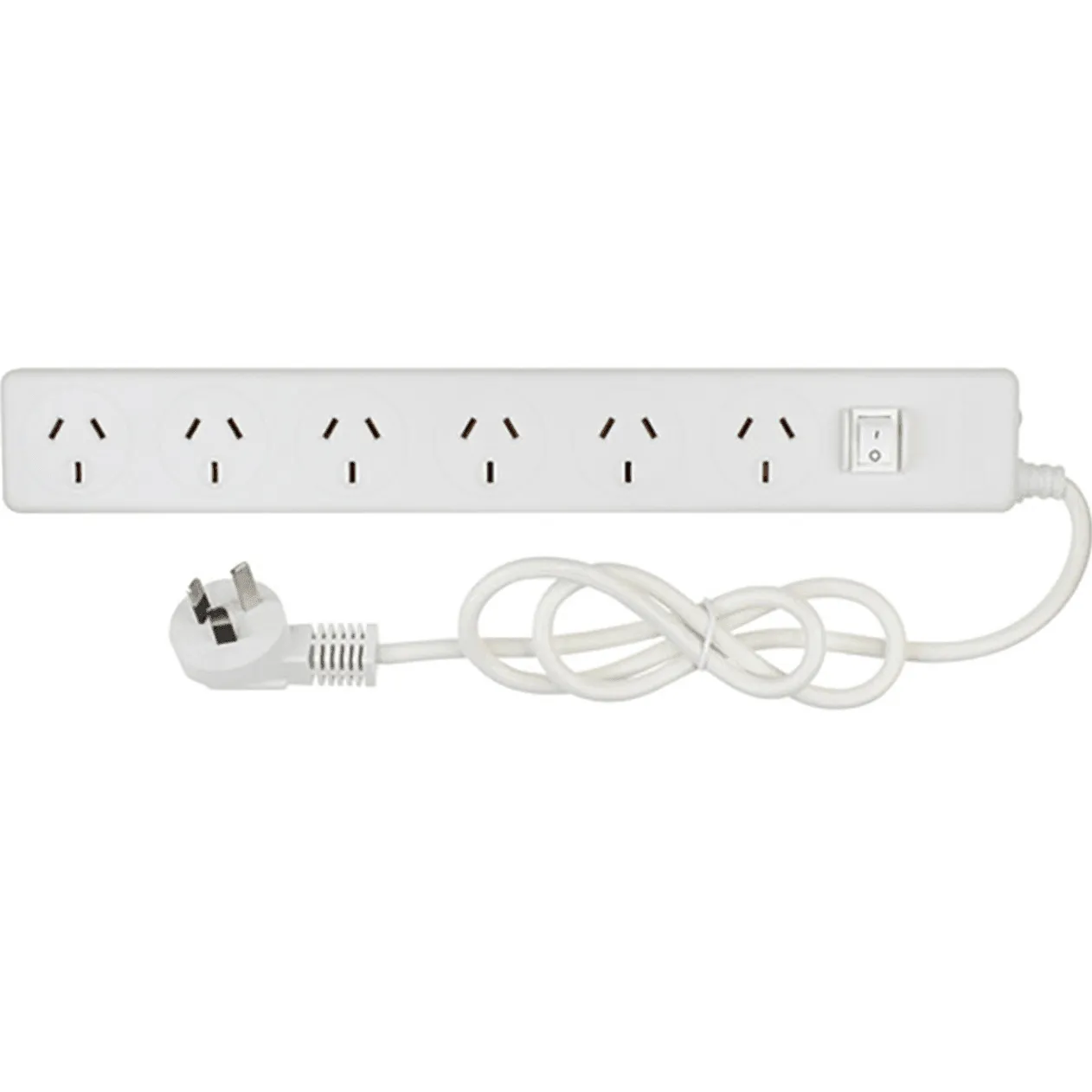 Jackson 6 Outlet Surge Protected Powerboard With Master Switch