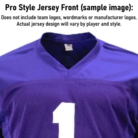 Jeff George Autographed Black Pro-Style Jersey