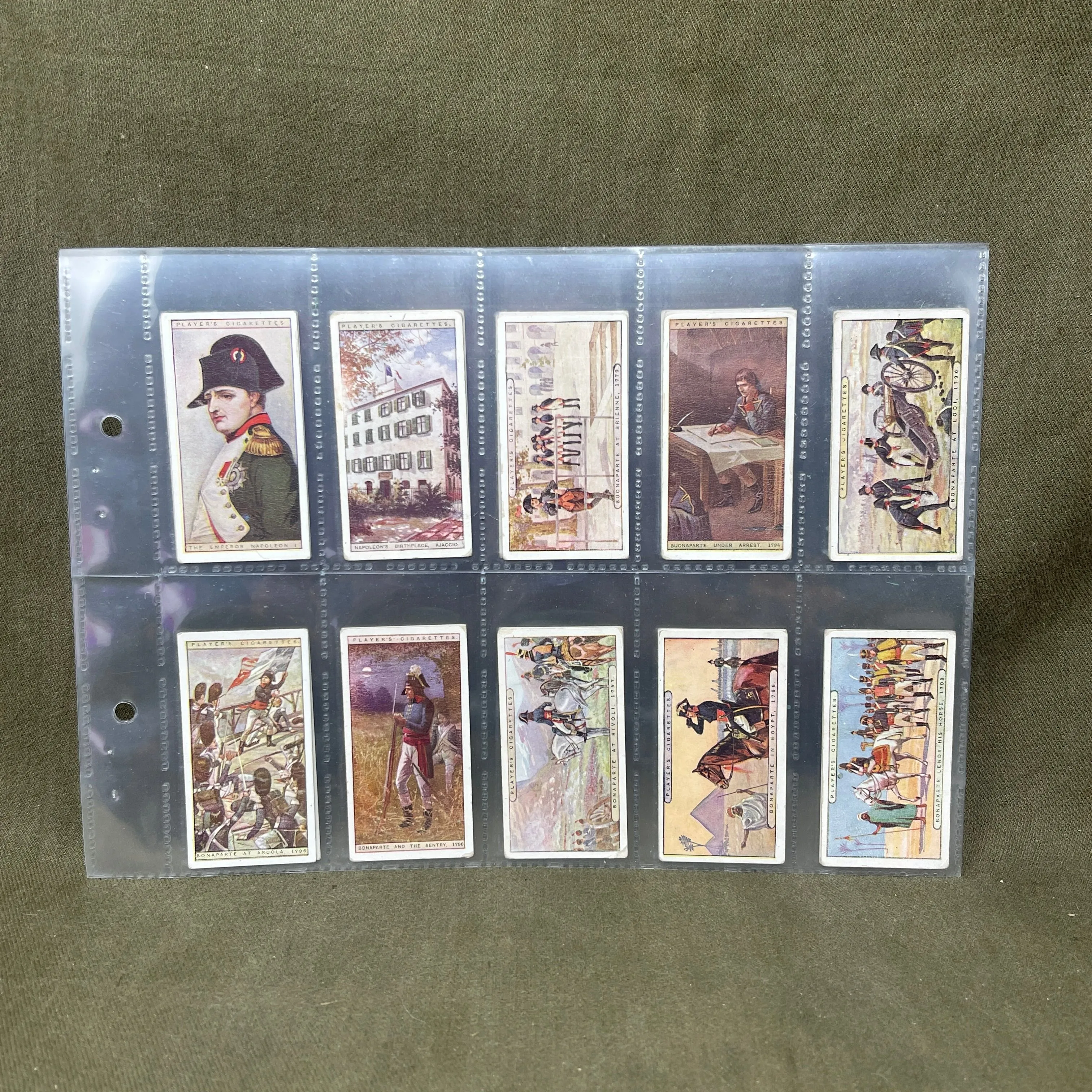 John Player & Sons Napoleon Cigarette Cards