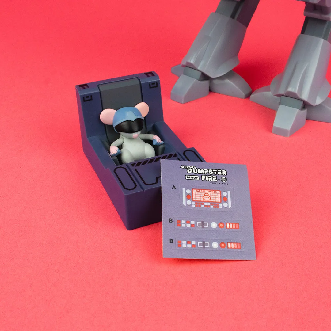 Mecha Dumpster Fire Vinyl Figure - DF-209