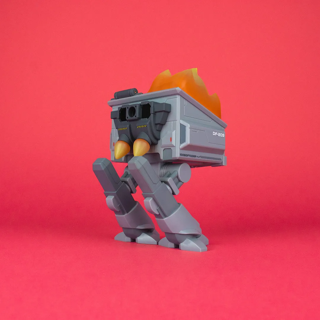 Mecha Dumpster Fire Vinyl Figure - DF-209
