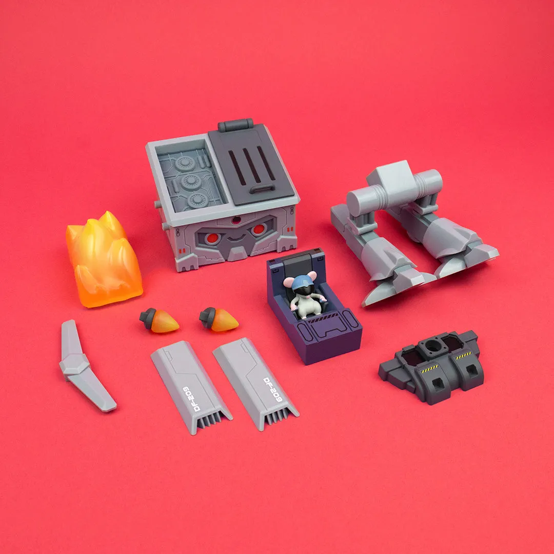 Mecha Dumpster Fire Vinyl Figure - DF-209