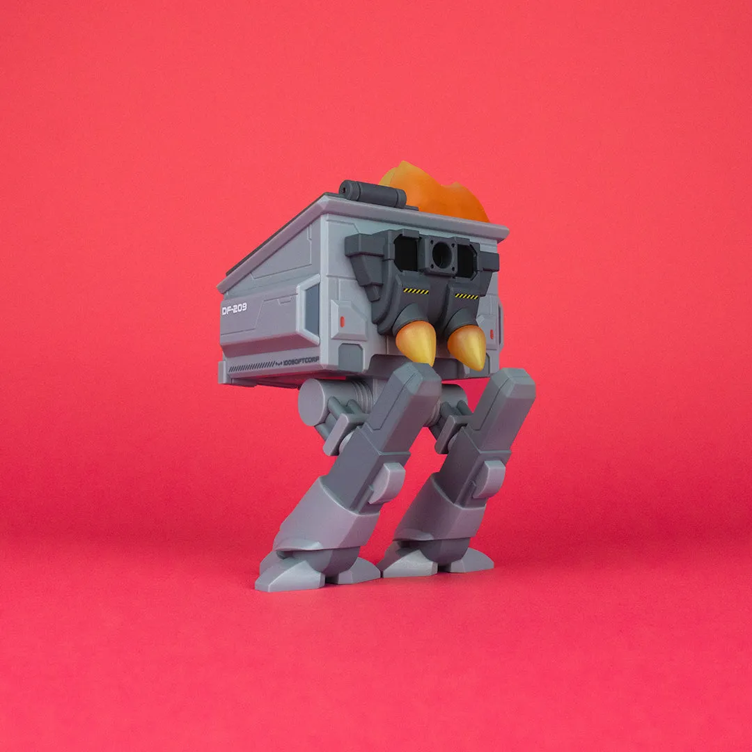 Mecha Dumpster Fire Vinyl Figure - DF-209