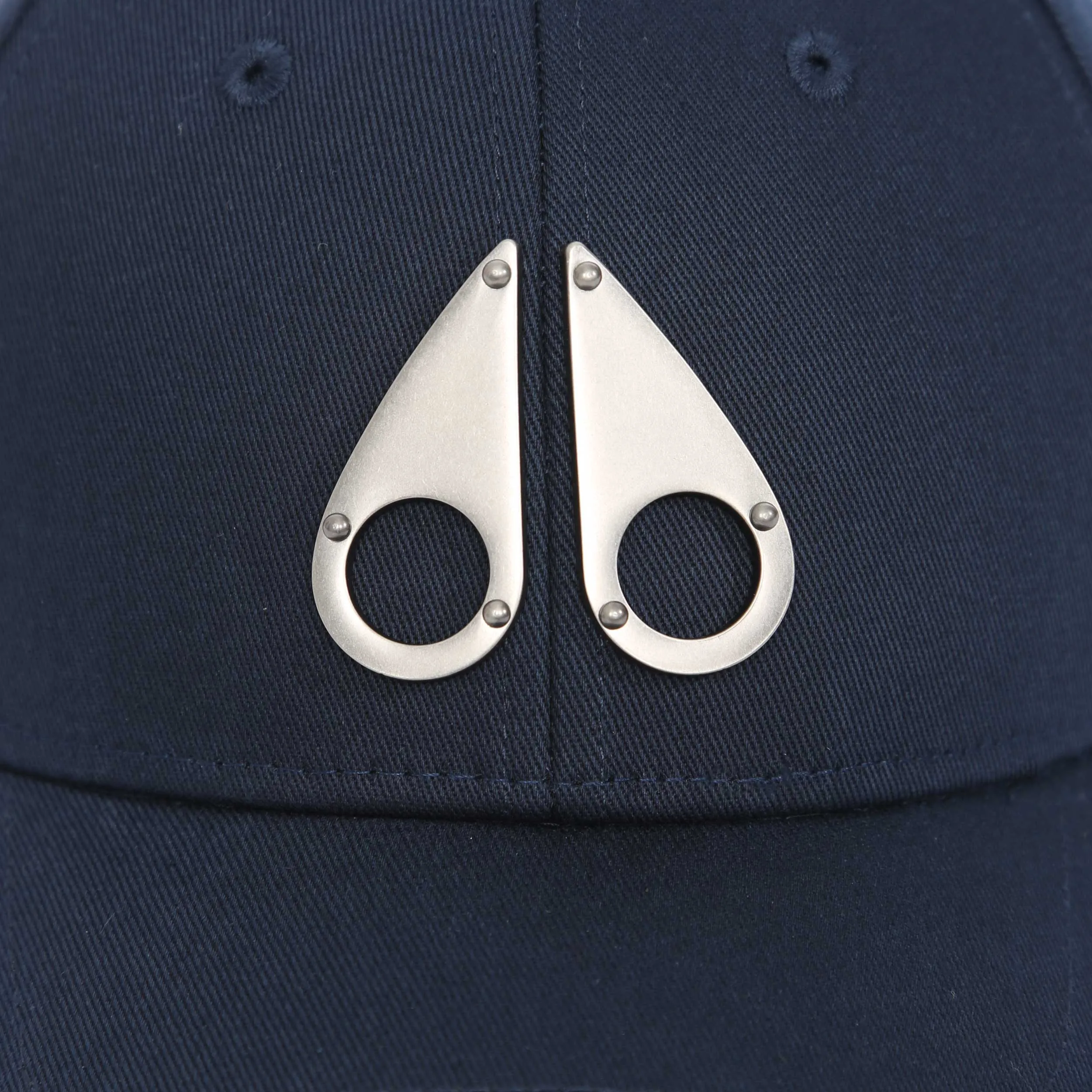 Moose Knuckles Logo Icon Cap in Navy
