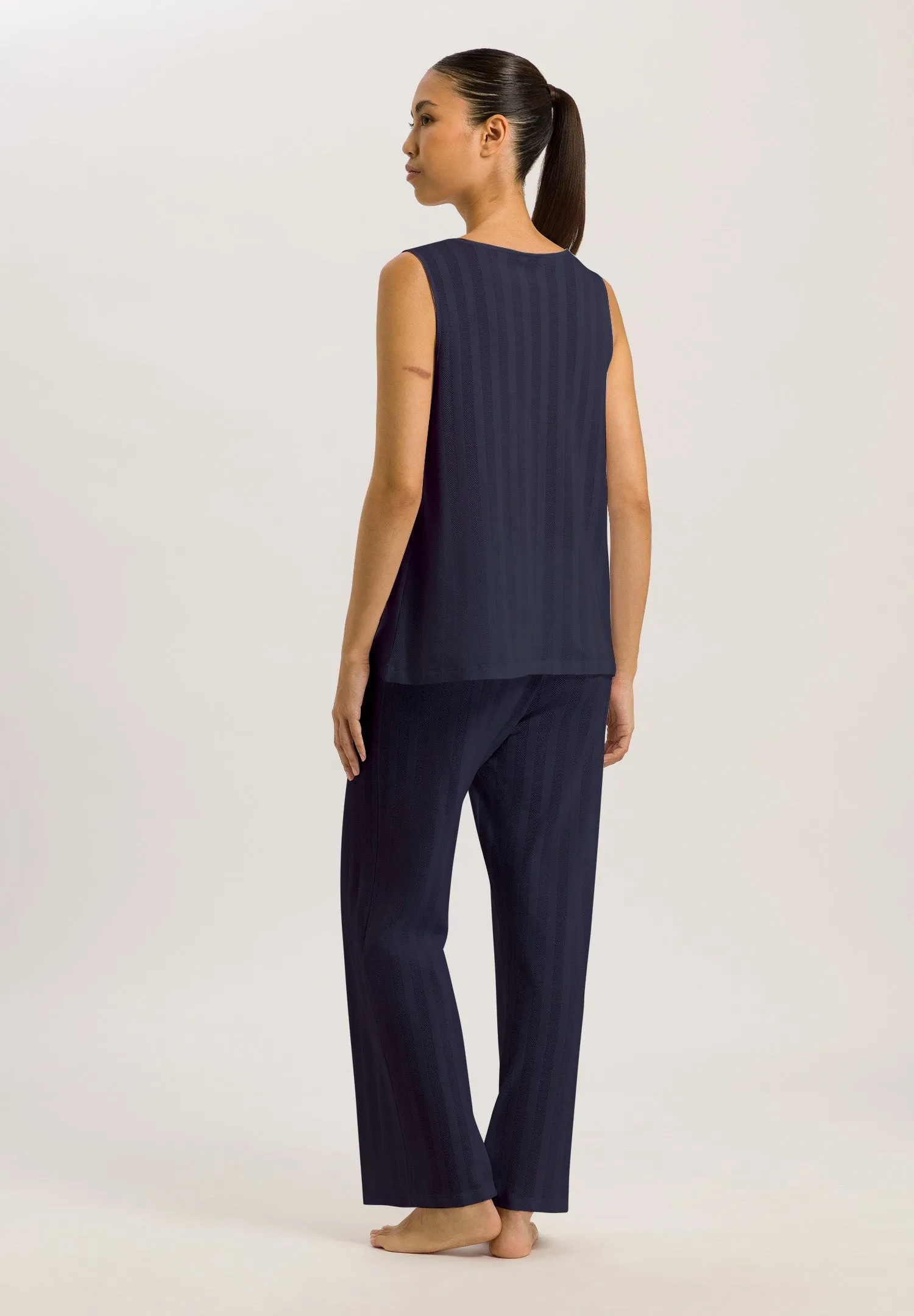 Simone Organic Cotton Tank Pajama Set | Deep Navy 74906-1610