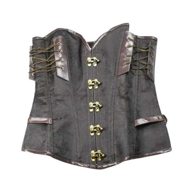 Steampunk Brown Corset