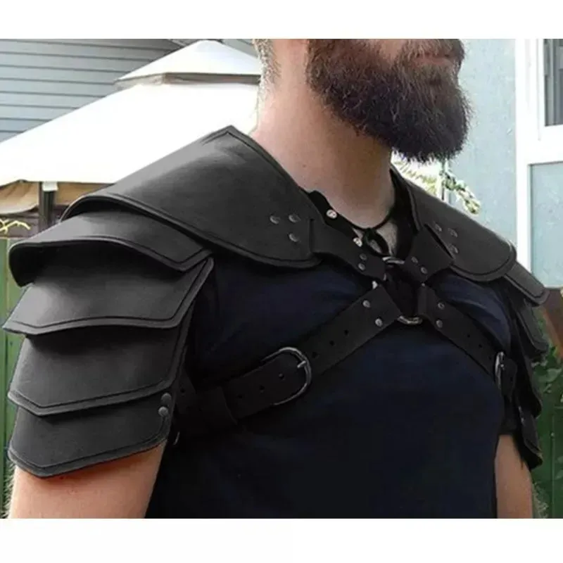 Steampunk Viking Costume Warrior Knight Shoulder Armor
