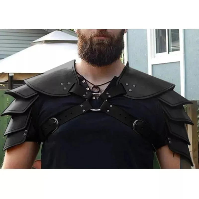 Steampunk Viking Costume Warrior Knight Shoulder Armor