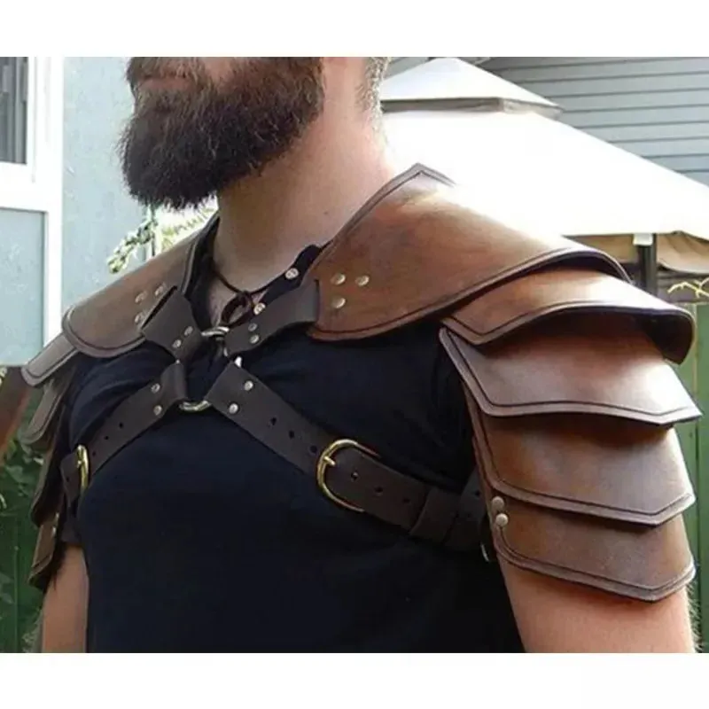 Steampunk Viking Costume Warrior Knight Shoulder Armor