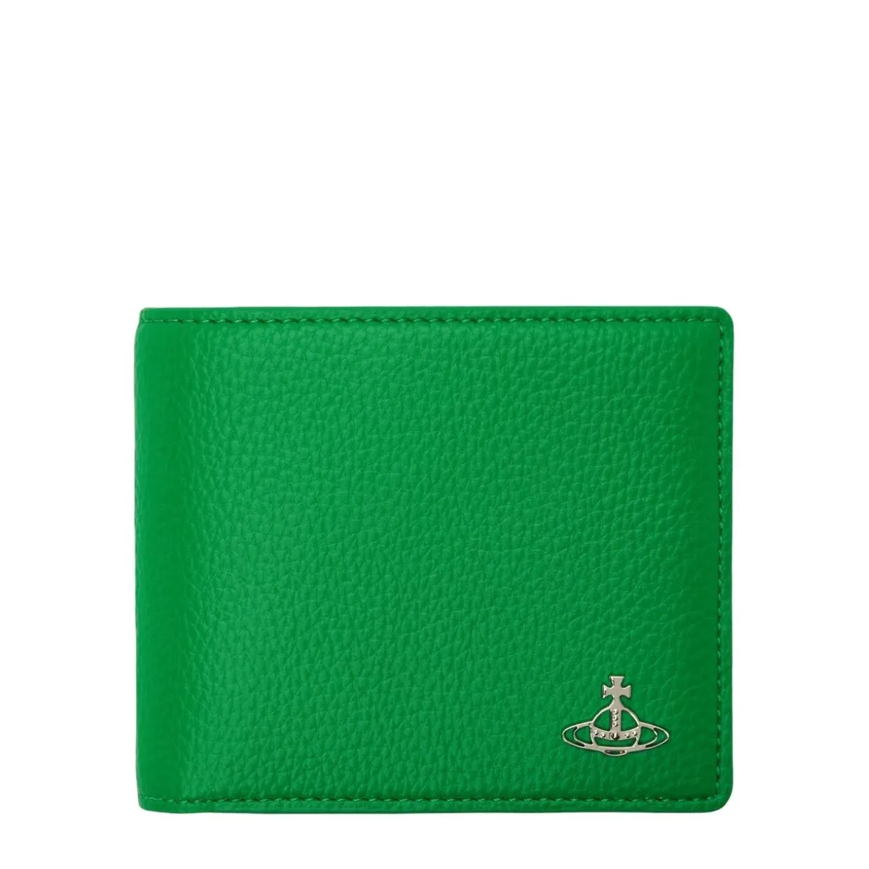 Vivienne Westwood Bright Green Re-Vegan Man Billfold Wallet